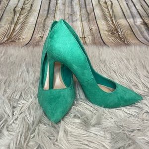 Vegan Green heels